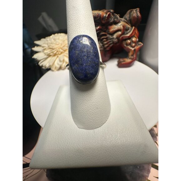 VTGSterling Lapis Ring - Picture 1 of 4
